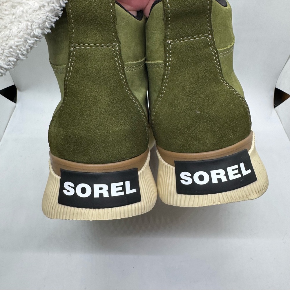 Sorel Women's Out N About IV Classic Waterproof Boots Utility Green, Black - Picture 10 of 14